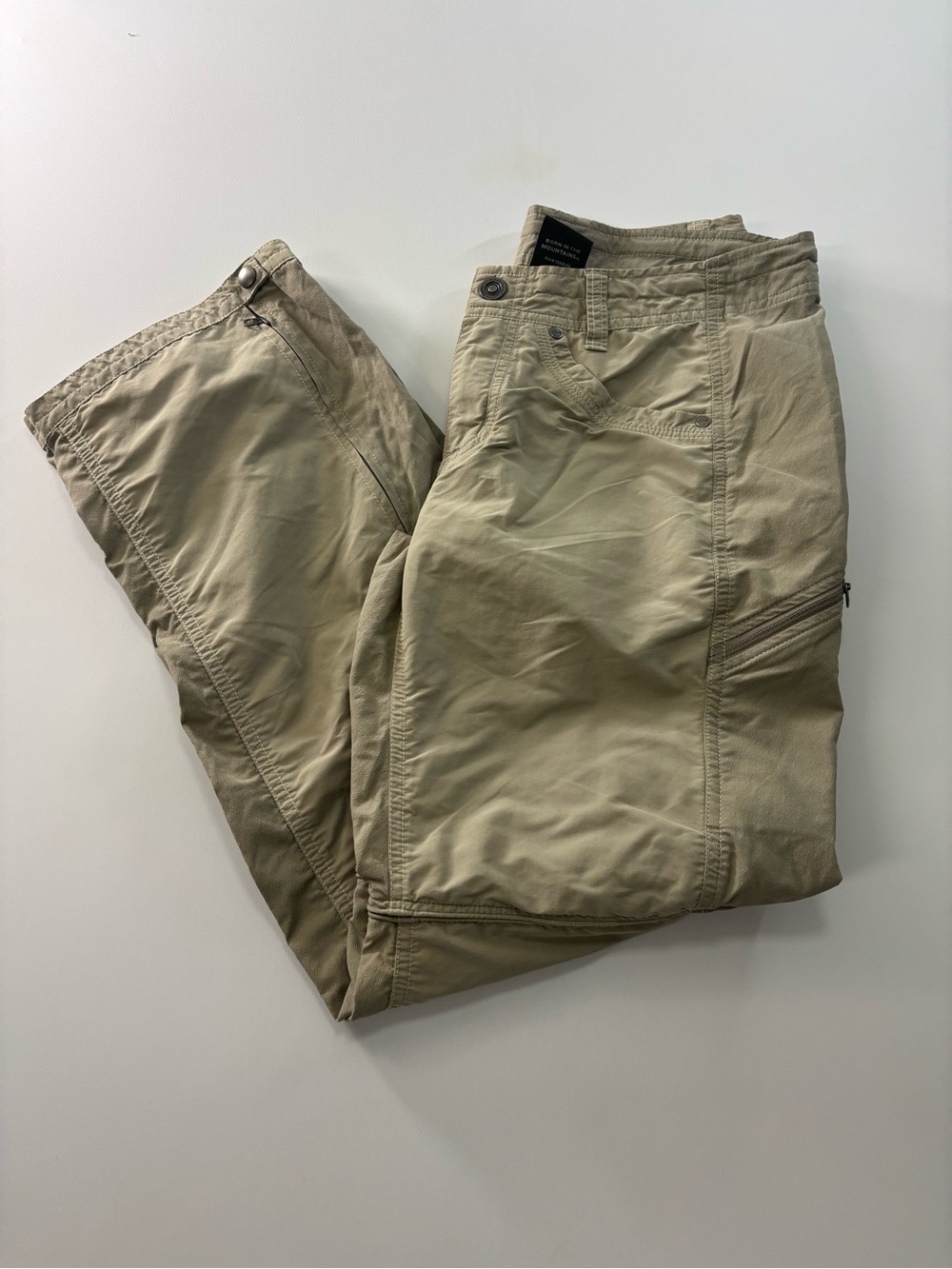 Kuhl Link Liberator‎ Convertible Pants Womens Size 8S Outdoor Hiking khaki Pants